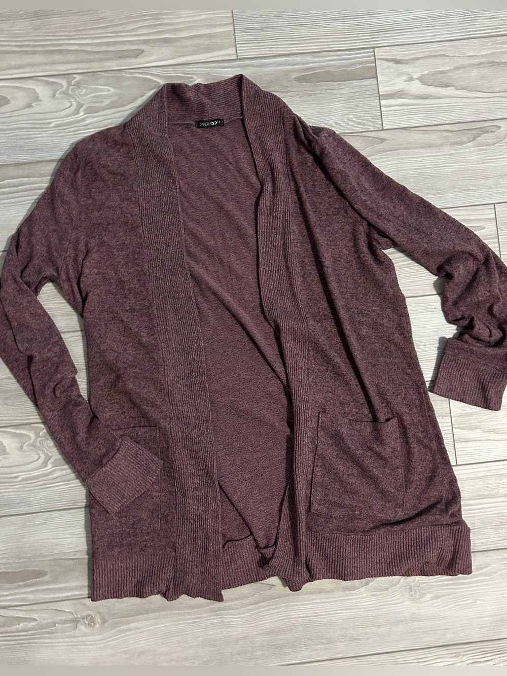 MARKET & SPRUCE Heather Brushed Knit Two Pocket Cardigan